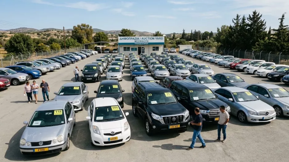  Πλειστηριασμός 77 οχημάτων από €200!