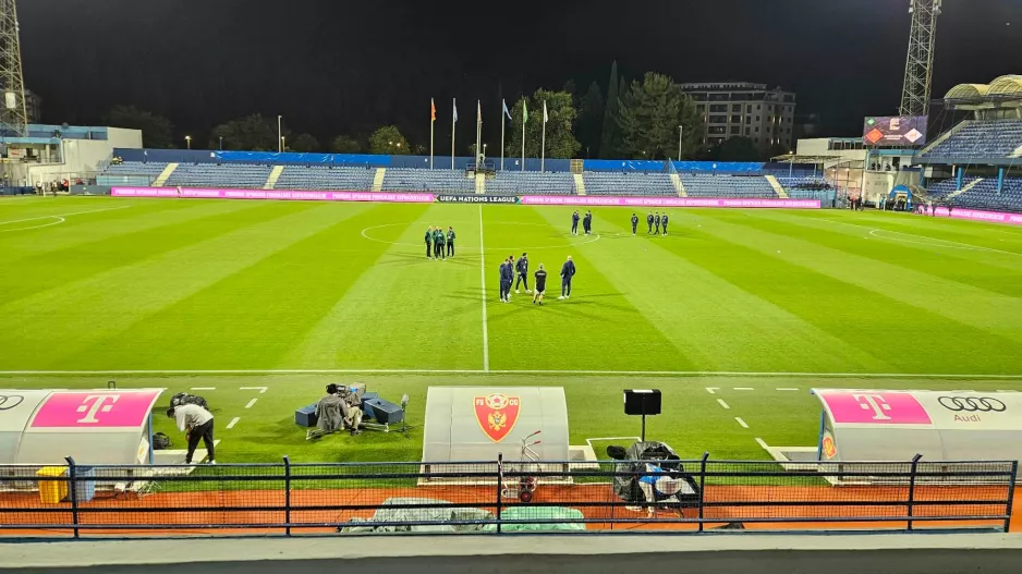 Το kerkida στο "Gradski Stadion" για το Μαυροβούνιο-Κύπρος