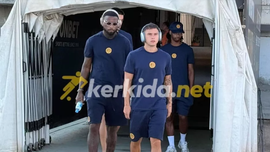 (Φώτος Kerkida) Άφιξη... ΑΕΛ