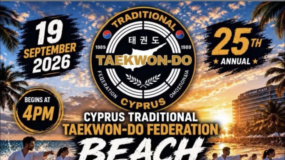 25ου Ετήσιου Cyprus Traditional Taekwon-do Beach Training