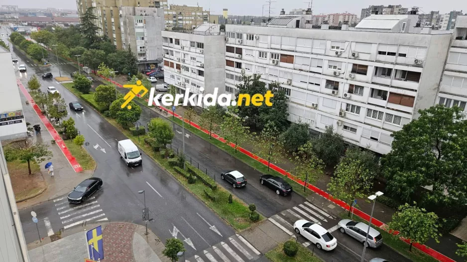 (Φώτος kerkida) Έντονη βροχή στην Ποντγκόριτσα