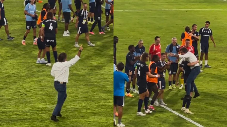 (Βίντεο kerkida) Πατημένος... από τα θεωρεία στο γήπεδο ο Σα Πίντο!