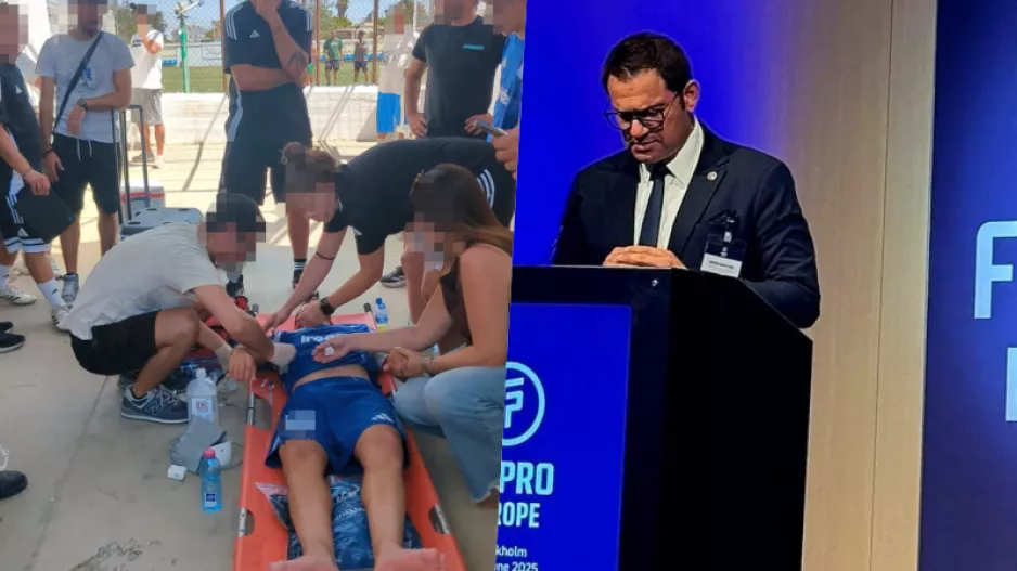 Νεοφυτίδης για την κατάρρευση ποδοσφαιριστή: "Πόσο πρέπει να ρισκάρουμε;"