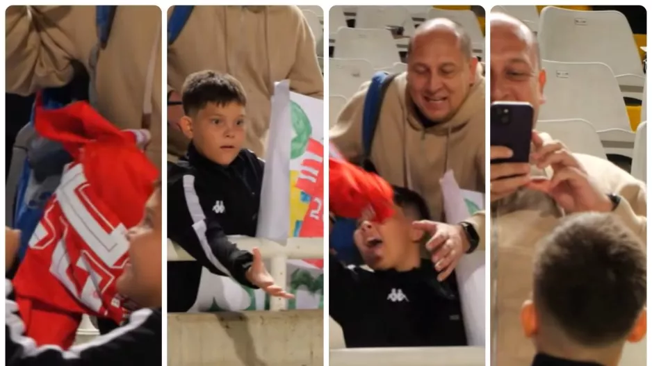 (ΒΙΝΤΕΟ) Αγωνία, αναμονή και... ξέσπασμα χαράς για τον μικρό Ομονοιάτη!