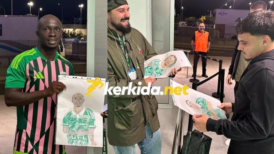 (Φώτος kerkida) Τα σκίτσα στα χέρια των παικτών!