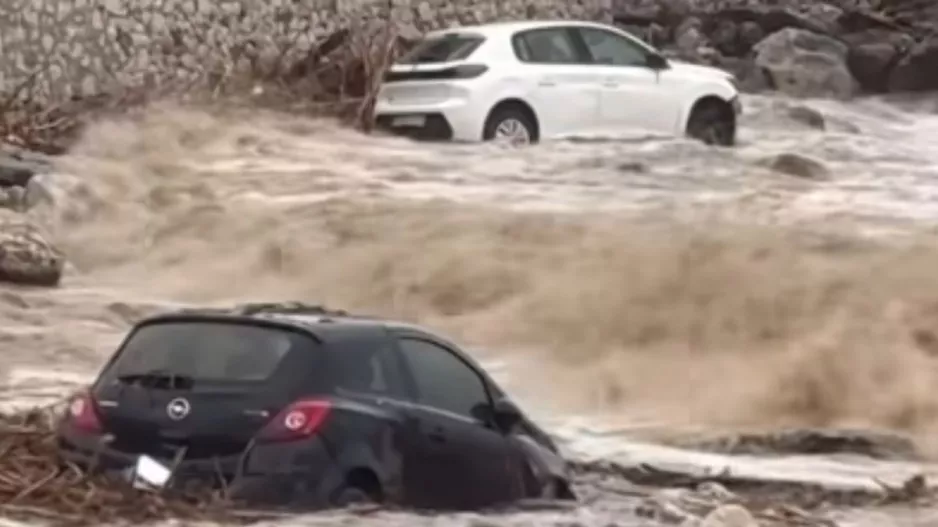 Νεκρός άνδρας στην Ρόδο από την κακοκαιρία (Βίντεο)