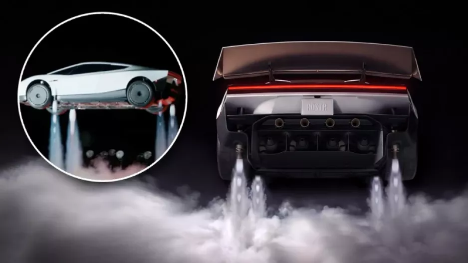 Tesla Roadster: Το αυτοκίνητο που πετάει και κάνει backflips (βίντεο)