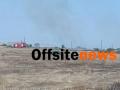 Καίγονται χωράφια έξω από το Πουρνάρα