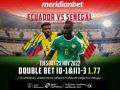 Εκουαδόρ – Σενεγάλη παίζουν με Cashout στο online betting της Meridianbet