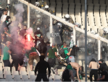 Ένταση στο ΟΑΚΑ: Οπαδοί του Παναθηναϊκού συγκρούονται με την αστυνομία (φώτος/βίντεο)