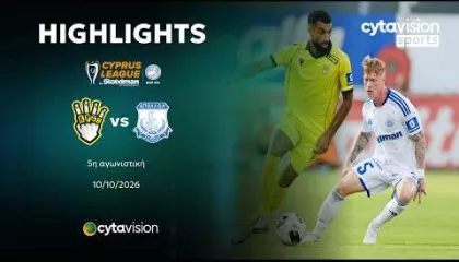 KRASAVA ΕΝΥ - ΑΠΟΛΛΩΝ 1-3 | Highlights 10.10.2026