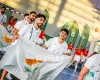 Με υπερηφάνεια, η κυπριακή αποστολή παρέλασε μαζί με τις υπόλοιπες χώρες