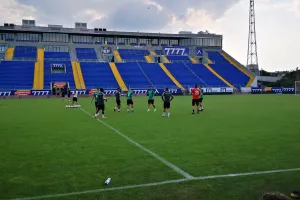 (ΦΩΤΟΣ) Προπόνηση στην Vivacom Arena