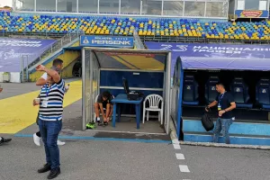 (ΦΩΤΟΣ) Προπόνηση στην Vivacom Arena