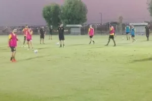 Άρης/Στις προπονητικές εγκαταστάσεις της ΑΕΚ