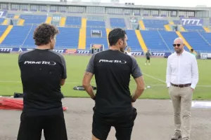 (ΦΩΤΟΣ) Προπόνηση στην Vivacom Arena