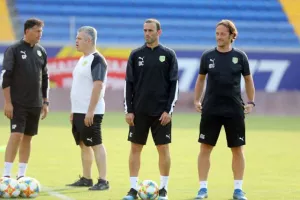 (ΦΩΤΟΣ) Προπόνηση στην Vivacom Arena