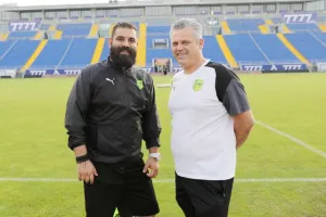 (ΦΩΤΟΣ) Προπόνηση στην Vivacom Arena