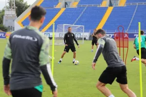 (ΦΩΤΟΣ) Προπόνηση στην Vivacom Arena