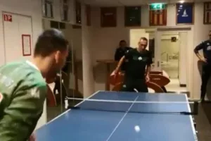 Παναθηναϊκός: Δώνης vs Δώνη στο πινγκ πονγκ! (βίντεο)