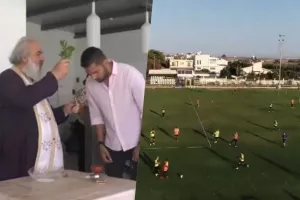 ΒΙΝΤΕΟ από τον Αγιασμό και την προπόνηση