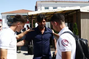 Ο Τσόρι ταξίδεψε μαζί με την ομάδα στη Ρωσία
