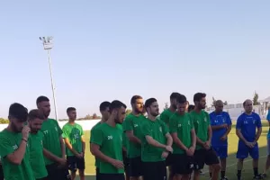 Αγιασμός και προπόνηση (φώτος)