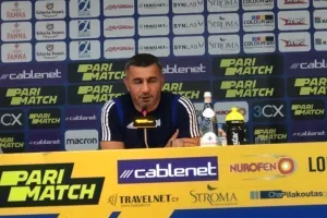 GURBANOV: "Θα προτιμούσα να παίζαμε σε γεμάτο γήπεδο, να μην κάνουν το παιχνίδι τους"