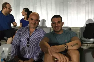 Δημήτρης με τον Πρόεδρο