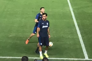 Προπόνηση με Αντωνιάδη (φώτος)