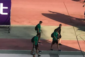 Η άφιξη της ΑΕΚ (βίντεο/φώτος)
