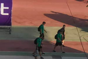 Η άφιξη της ΑΕΚ (βίντεο/φώτος)