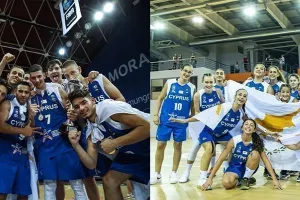 Τιμές στην Εθνική Γυναικών Κ16 & Εθνική Ανδρών Κ18 