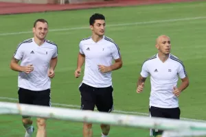 H προπόνηση των Αζέρων (φώτος)