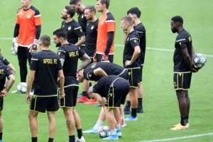 (ΦΩΤΟΣ) Προπόνηση στο Γιόχαν Κρόιφ Αρένα 