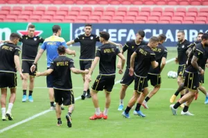 (ΦΩΤΟΣ) Προπόνηση στο Γιόχαν Κρόιφ Αρένα 