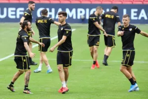 (ΦΩΤΟΣ) Προπόνηση στο Γιόχαν Κρόιφ Αρένα 