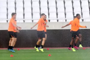 Η προπόνηση της PSV στο ΓΣΠ (φώτος)