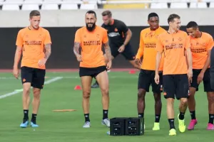 Η προπόνηση της PSV στο ΓΣΠ (φώτος)