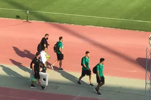 Η άφιξη της ΑΕΚ (βίντεο/φώτος)