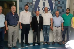 Ο Πρόεδρος του ΚΟΑ συναντήθηκε με τη Σχολική Εφορεία Λάρνακας