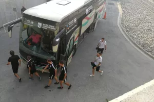 H άφιξη της Εθνικής μας (φώτος/βίντεο)