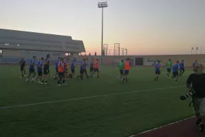 Η πρώτη προπόνηση της Εθνικής (Φώτος)