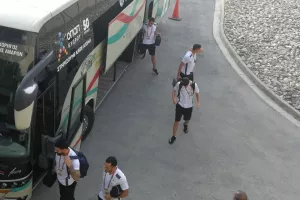 H άφιξη της Εθνικής μας (φώτος/βίντεο)