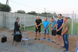 Αγιασμός των Διαιτητών της Επαρχίας Λάρνακας 