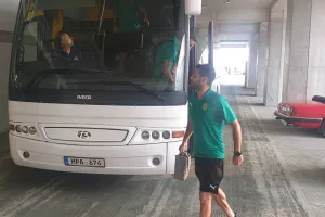 (ΒΙΝΤΕΟ/ΦΩΤΟΣ) Άφιξη αποστολής ΑΕΚ
