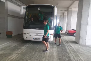 (ΒΙΝΤΕΟ/ΦΩΤΟΣ) Άφιξη αποστολής ΑΕΚ
