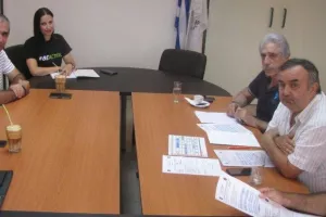 Ο Πρόεδρος ΚΟΑ συναντήθηκε με την Ομοσπονδία Χάντμπολ (φώτος)