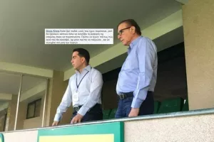 (Απάντηση Ντίμη) "Γιατί δεν βρίσκετε κάποιον άλλο να αναλάβει τη Διοίκηση;"
