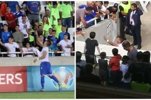 ΠΙΕΡΟΣ/ Χειροκρότημα, φανέλα και... κουβεντούλα (Φώτος)